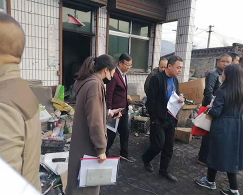 縣委、鎮(zhèn)府領導煤改電驗收工程
